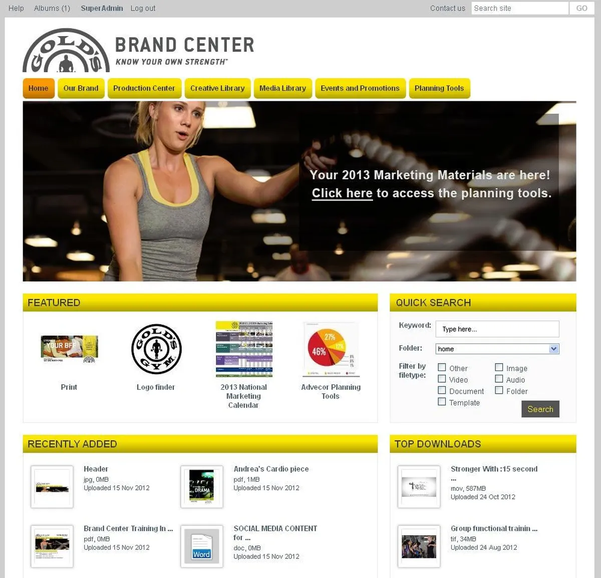 Interface Brandworkz: fonctionnalités, prix, alternatives