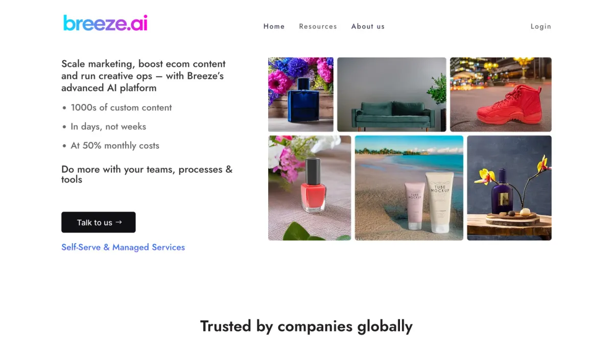 Interface Breeze AI : fonctionnalités, prix, alternatives