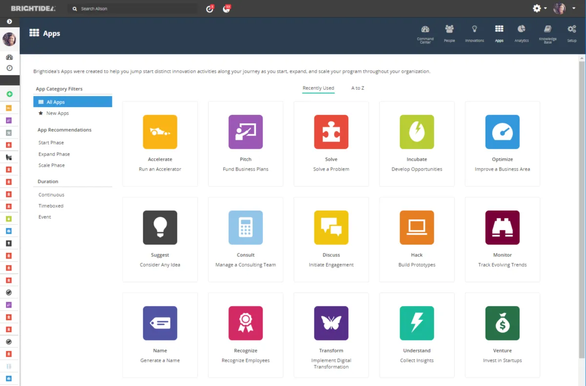 Notre avis sur Brightidea : un logiciel de brainstorming (idéation / gestion des innovations) à découvrir