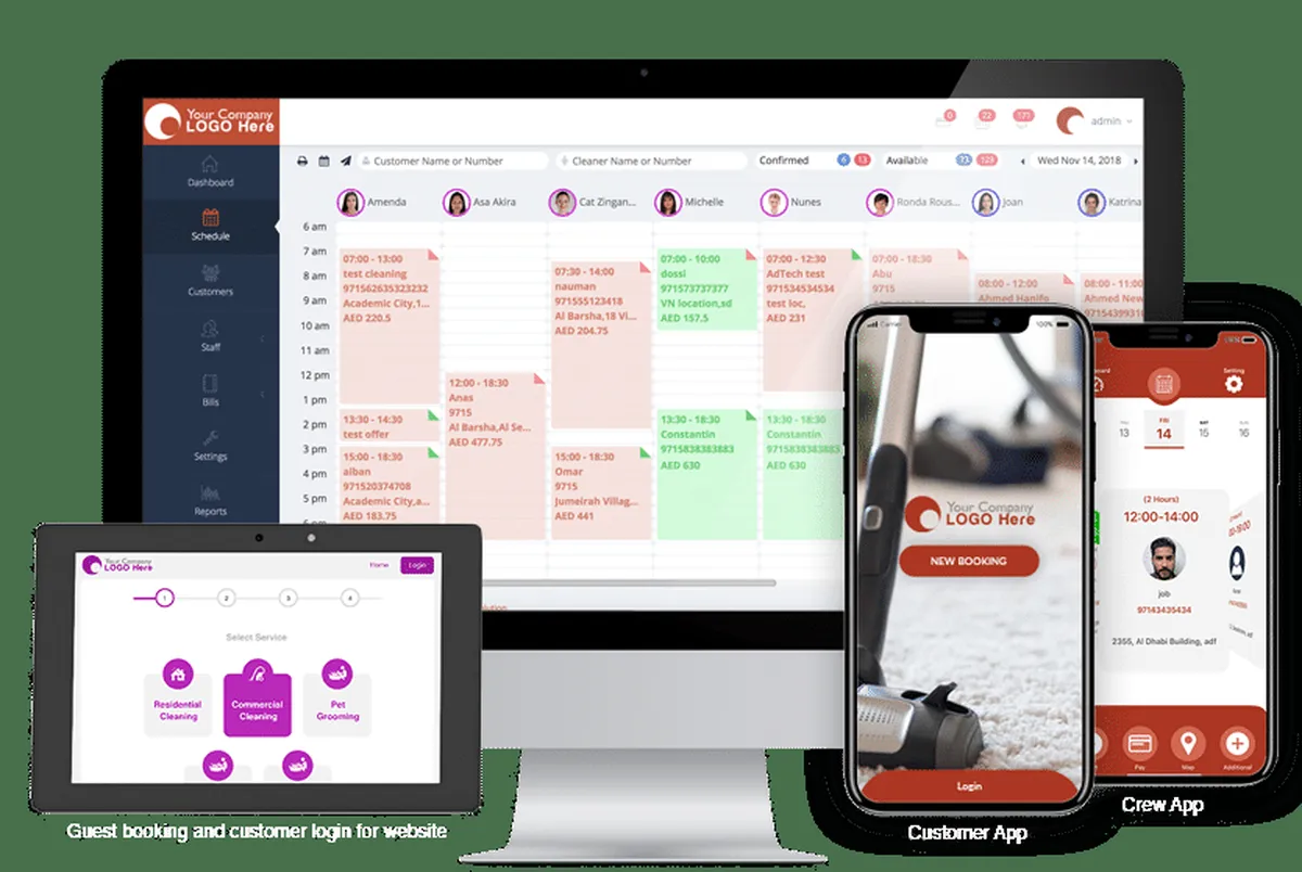 Brilion est un logiciel pour services de ménage populaire disponible à partir de 30 € 