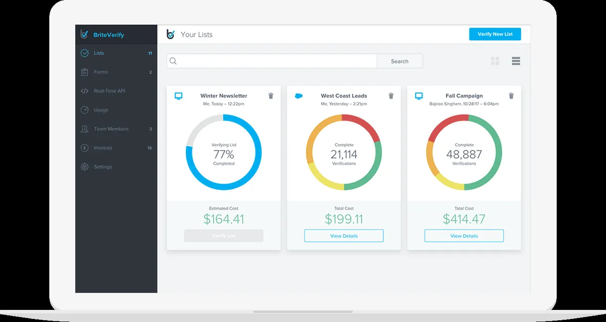 Notre avis sur Briteverify : un logiciel de vérification d'adresses email à découvrir Notre avis sur Briteverify : un logiciel de vérification d'adresses email à découvrir
