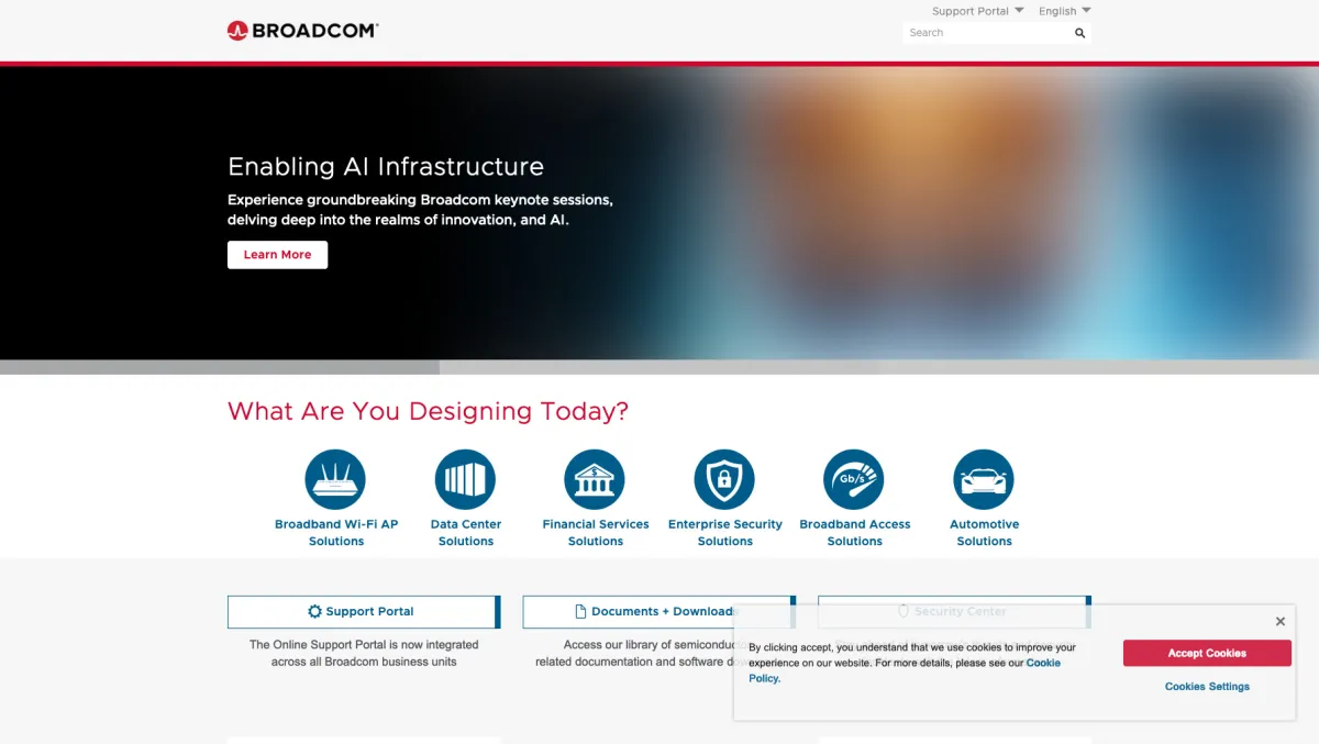 Interface Broadcom : fonctionnalités, prix, alternatives Interface Broadcom : fonctionnalités, prix, alternatives