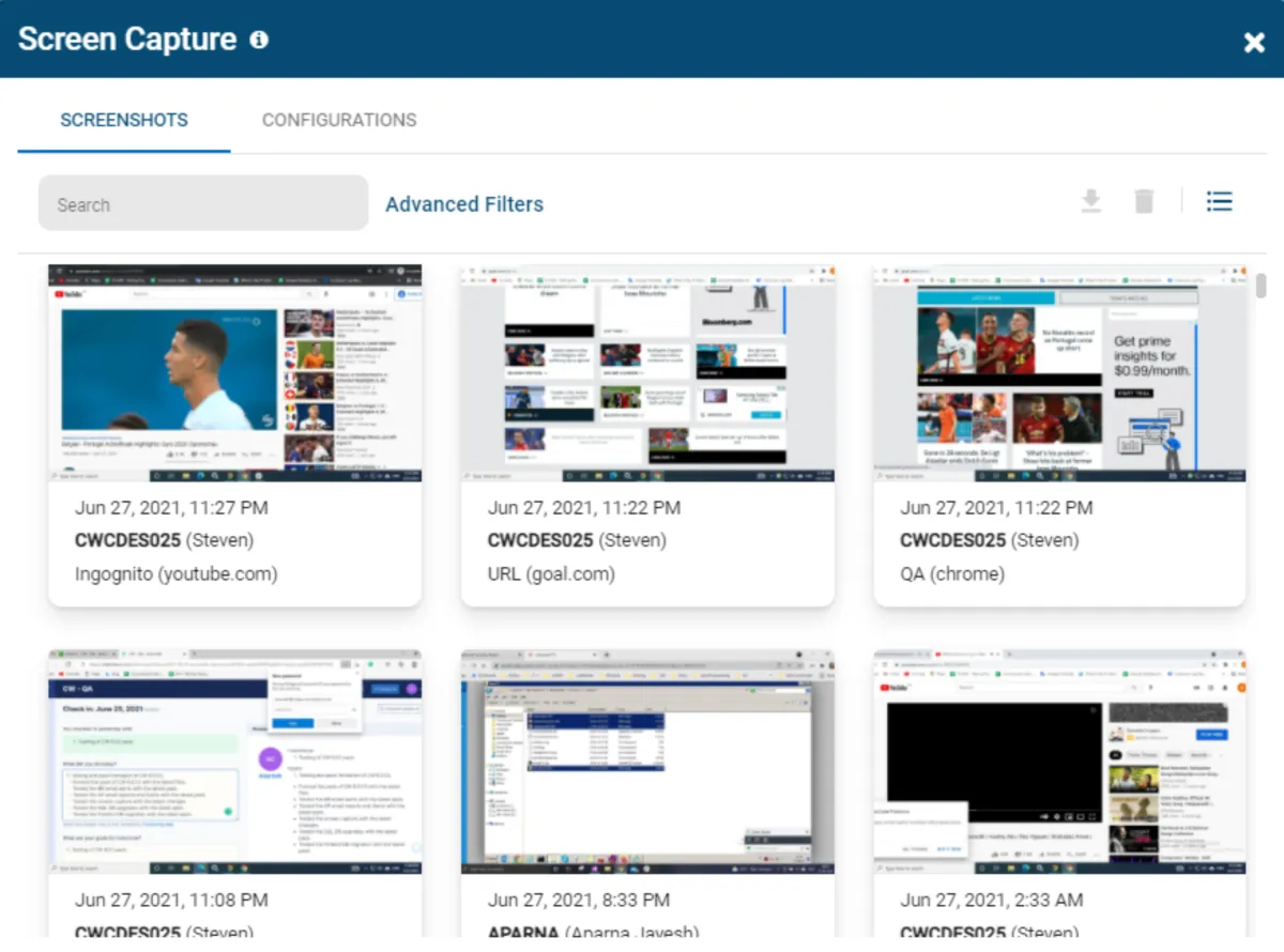 Interface BrowseReporter: image, ergonomie, alternatives Interface BrowseReporter: image, ergonomie, alternatives