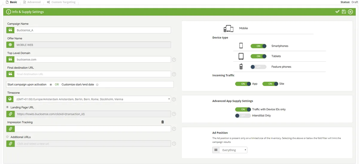 Notre avis sur Bucksense : une plateforme de publicité programmatique (DSP: demand side platform) à découvrir