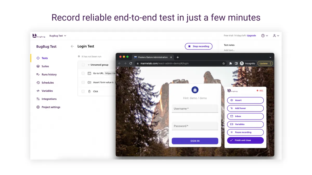 BugBug est un logiciel de test de logiciels très réputé en entreprise car il dispose de nombreuses fonctionnalités et intégrations tierces BugBug est un logiciel de test de logiciels très réputé en entreprise car il dispose de nombreuses fonctionnalités et intégrations tierces