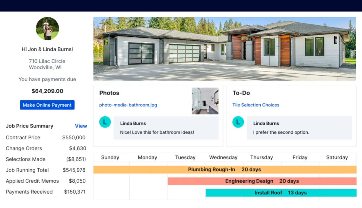 BuilderTREND est un logiciel pour la construction très réputé en entreprise car il dispose de nombreuses fonctionnalités et intégrations tierces BuilderTREND est un logiciel pour la construction très réputé en entreprise car il dispose de nombreuses fonctionnalités et intégrations tierces