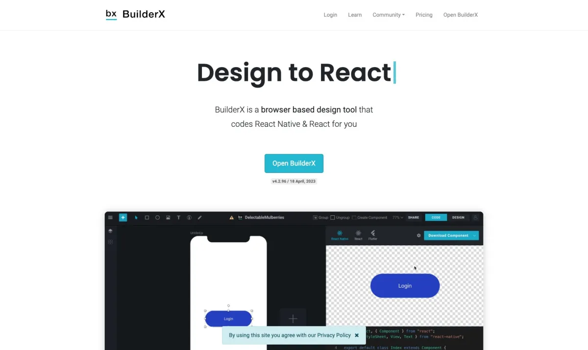 Notre avis sur BuilderX : un progiciel à découvrir