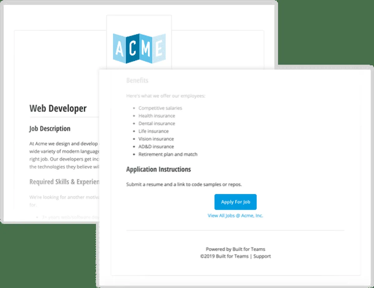 Notre avis sur Built for Teams : un logiciel RH (gestion des ressources humaines) à découvrir