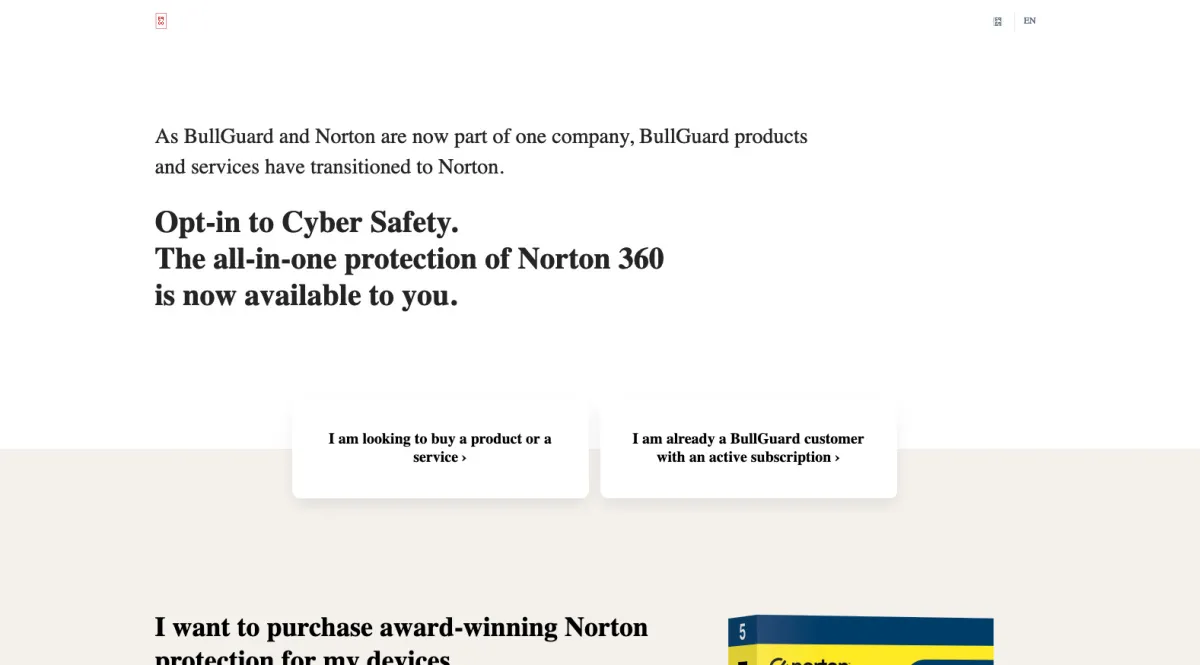 Interface BullGuard : fonctionnalités, prix, alternatives