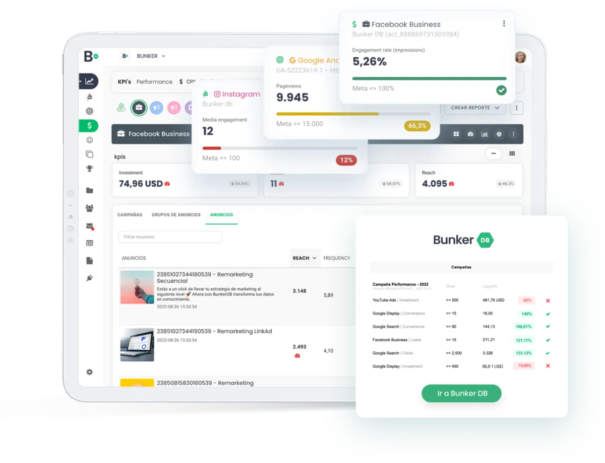 Interface Bunker DB Analytics: image, ergonomie, alternatives