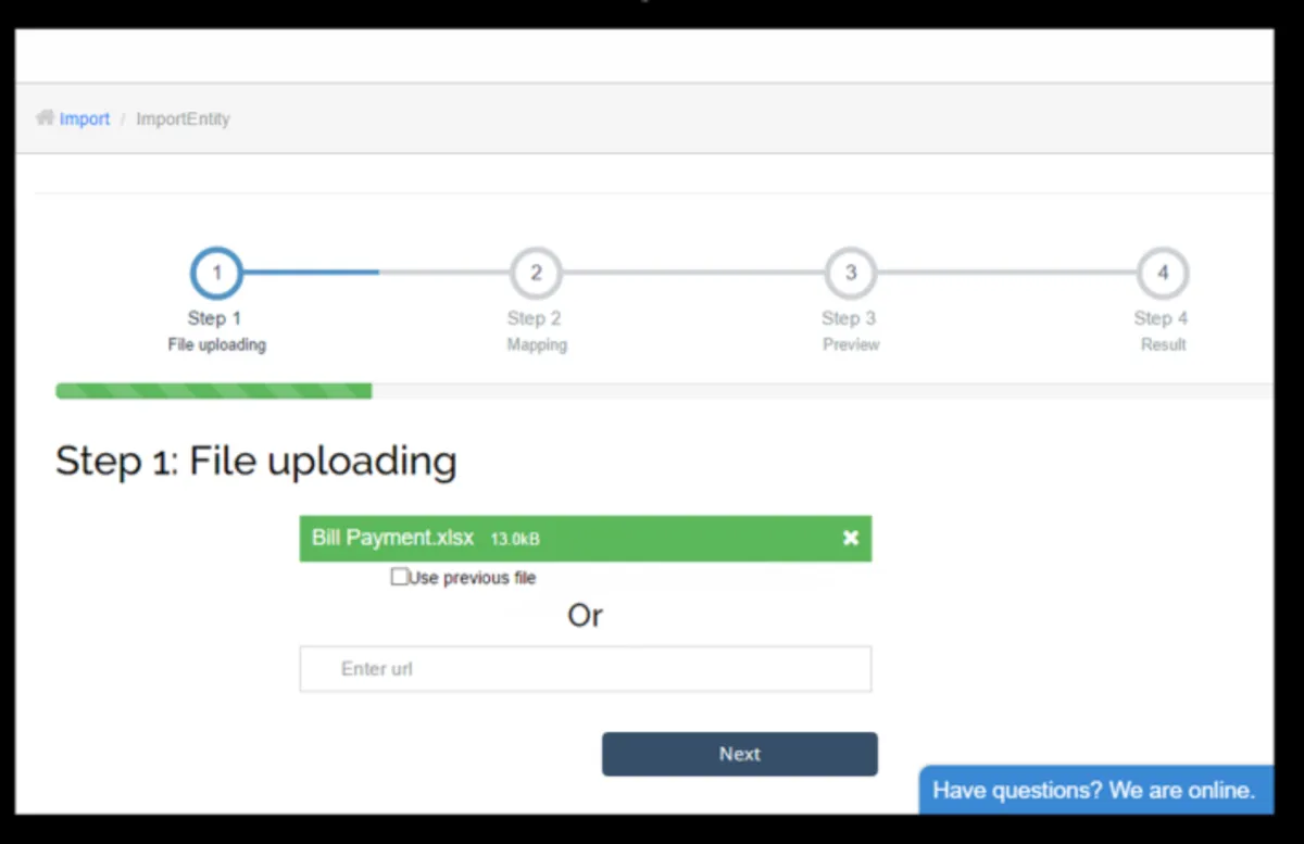 Interface Business Importer: image, ergonomie, alternatives