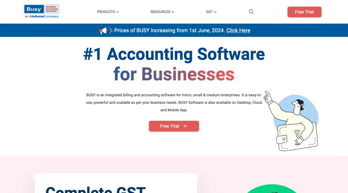 Interface Busy Accounting : image, ergonomie, alternatives