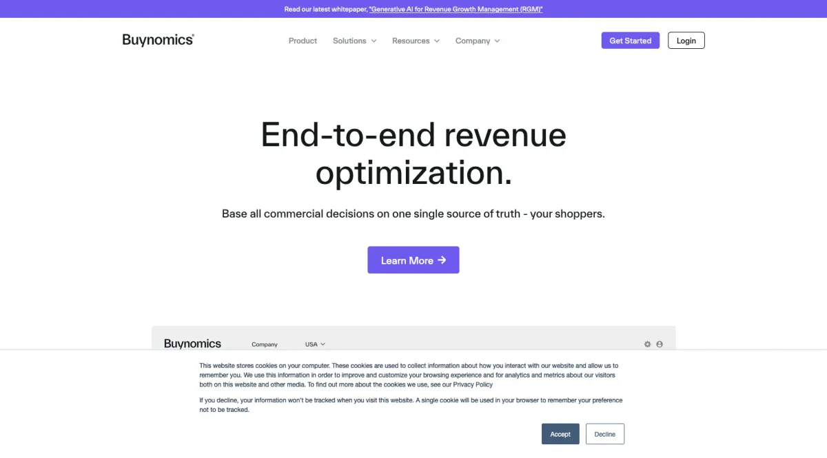 Interface buynomics : fonctionnalités, prix, alternatives