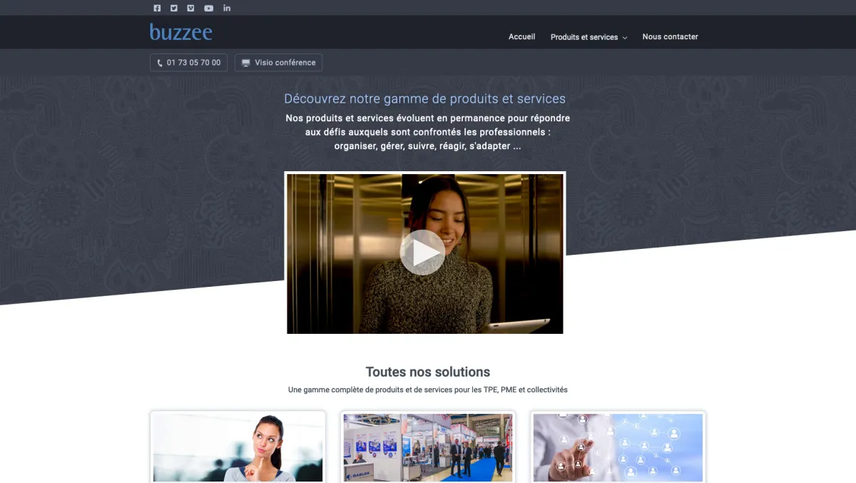 Interface Buzzee : image, ergonomie, alternatives Interface Buzzee : image, ergonomie, alternatives