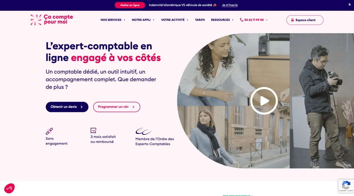 Interface Ca Compte Pour Moi : fonctionnalités, prix, alternatives