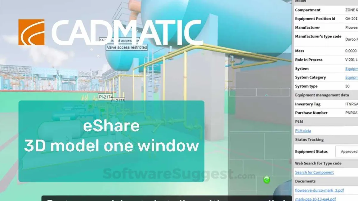 Notre avis sur Cadmatic eShare : un logiciel de gestion de projet à découvrir