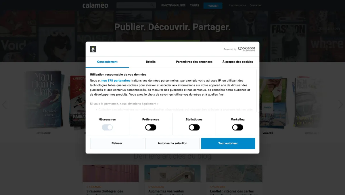 Calameo: avis sur le logiciel de création d'ebooks (digital publishing): fonctionnalités, avantages, inconvénients et tarifs Calameo: avis sur le logiciel de création d'ebooks (digital publishing): fonctionnalités, avantages, inconvénients et tarifs