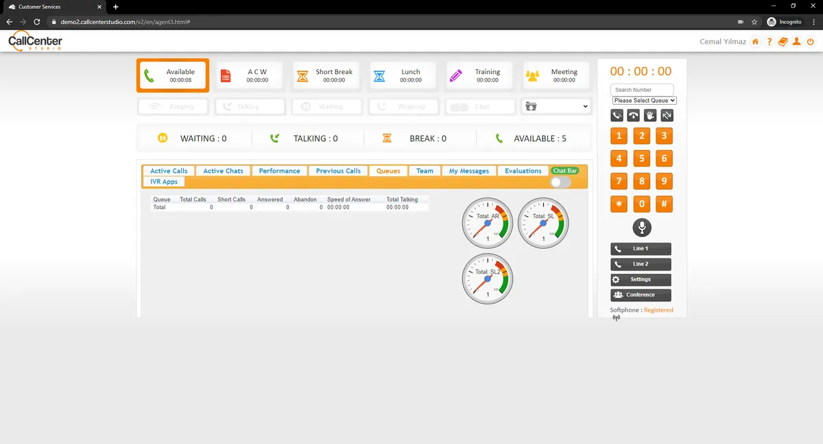 Interface Call Center Studio: image, ergonomie, alternatives Interface Call Center Studio: image, ergonomie, alternatives