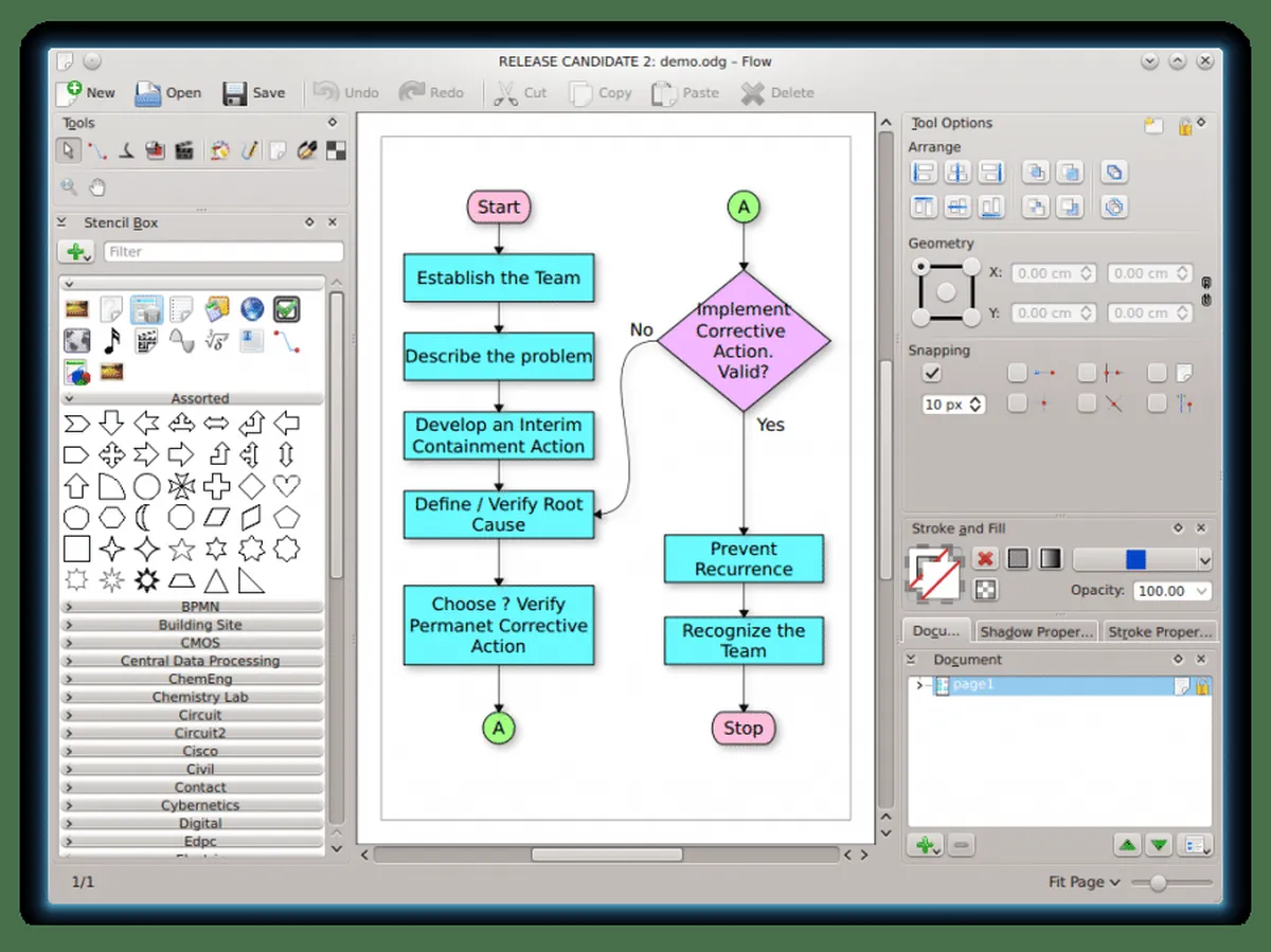 Interface Calligra Suite: image, ergonomie, alternatives