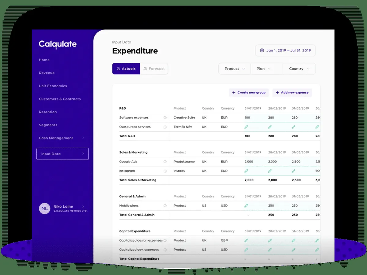 Interface Calqulate: image, ergonomie, alternatives Interface Calqulate: image, ergonomie, alternatives