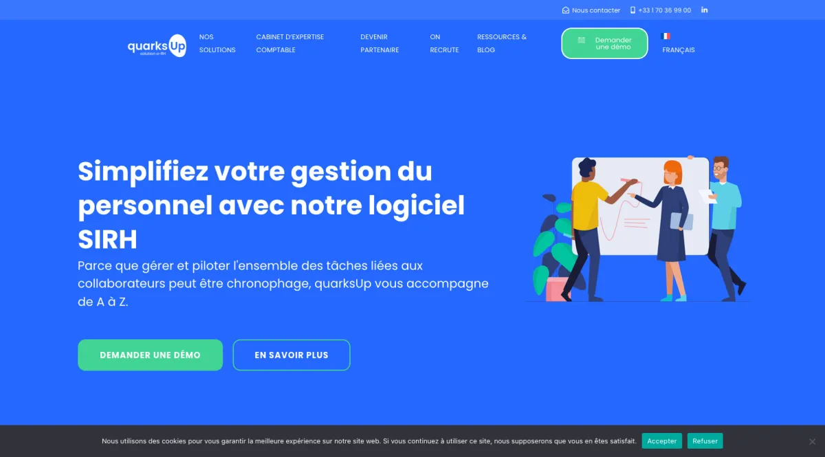 Interface Campus by quarksUp : fonctionnalités, prix, alternatives