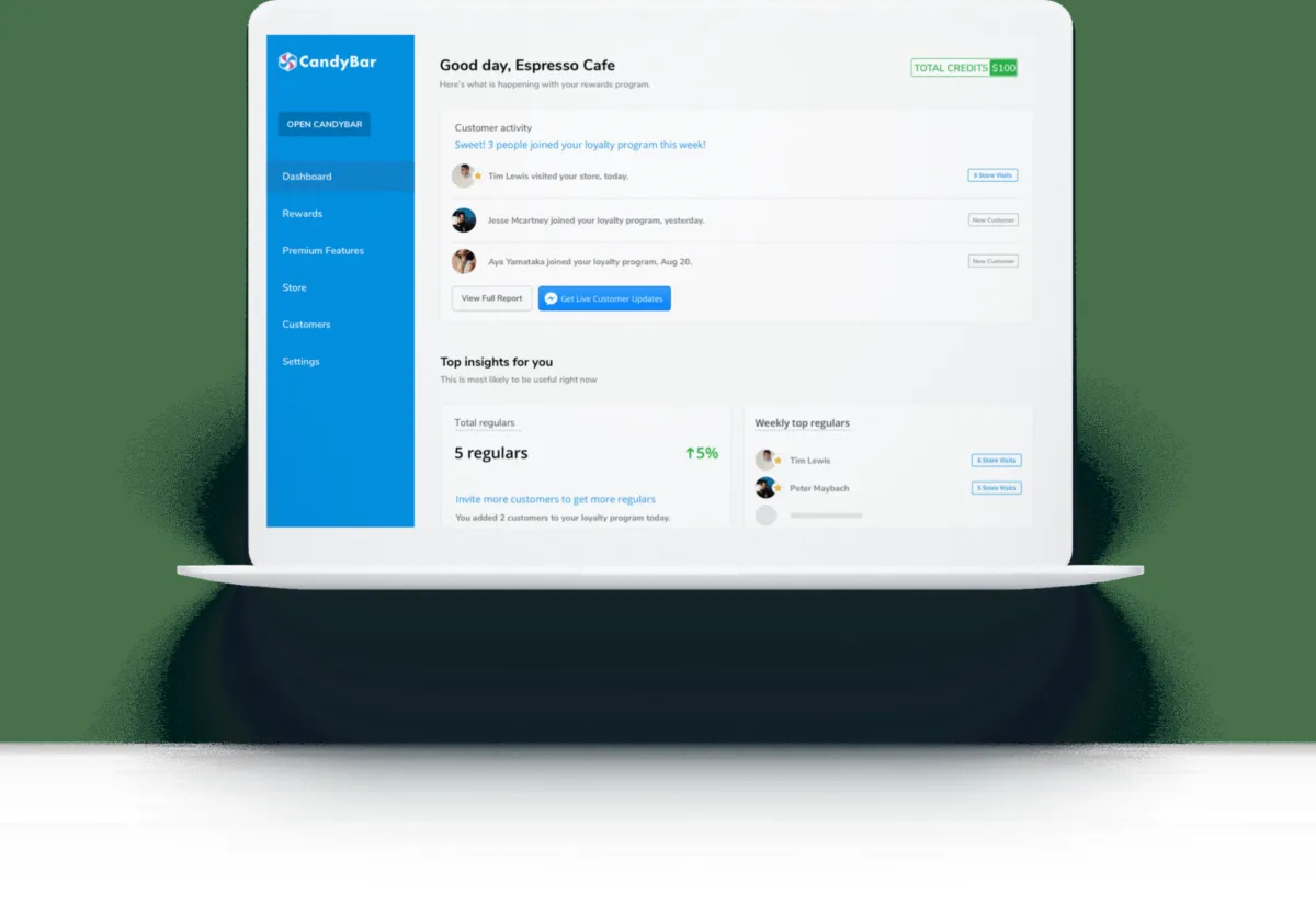 CandyBar: avis sur le logiciel de fidélisation client: fonctionnalités, avantages, inconvénients et tarifs CandyBar: avis sur le logiciel de fidélisation client: fonctionnalités, avantages, inconvénients et tarifs