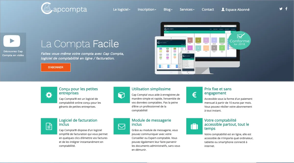 Notre avis sur Cap Compta : un logiciel de comptabilité à découvrir
