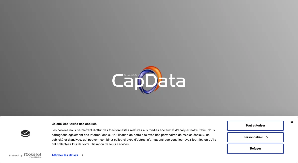 Interface Cap Data Consulting : fonctionnalités, prix, alternatives