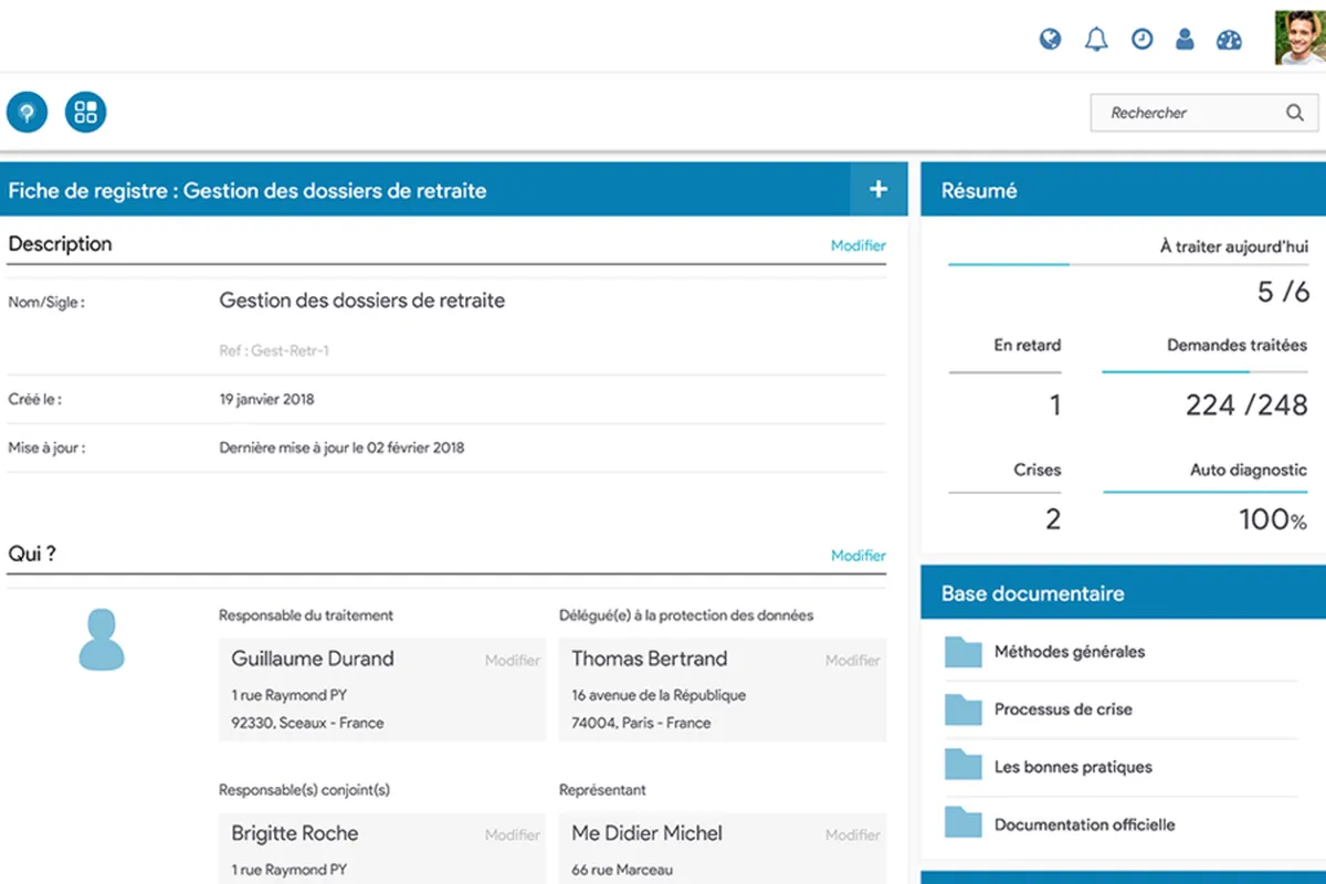 Captain DPO: avis sur le logiciel RGPD (GDPR compliance): fonctionnalités, avantages, inconvénients et tarifs Captain DPO: avis sur le logiciel RGPD (GDPR compliance): fonctionnalités, avantages, inconvénients et tarifs