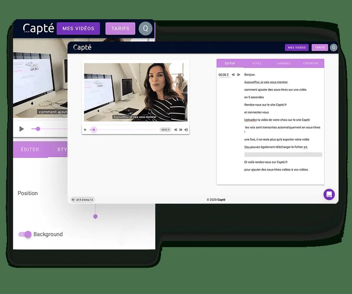 Notre avis sur Capté : un logiciel de sous-titrage à découvrir