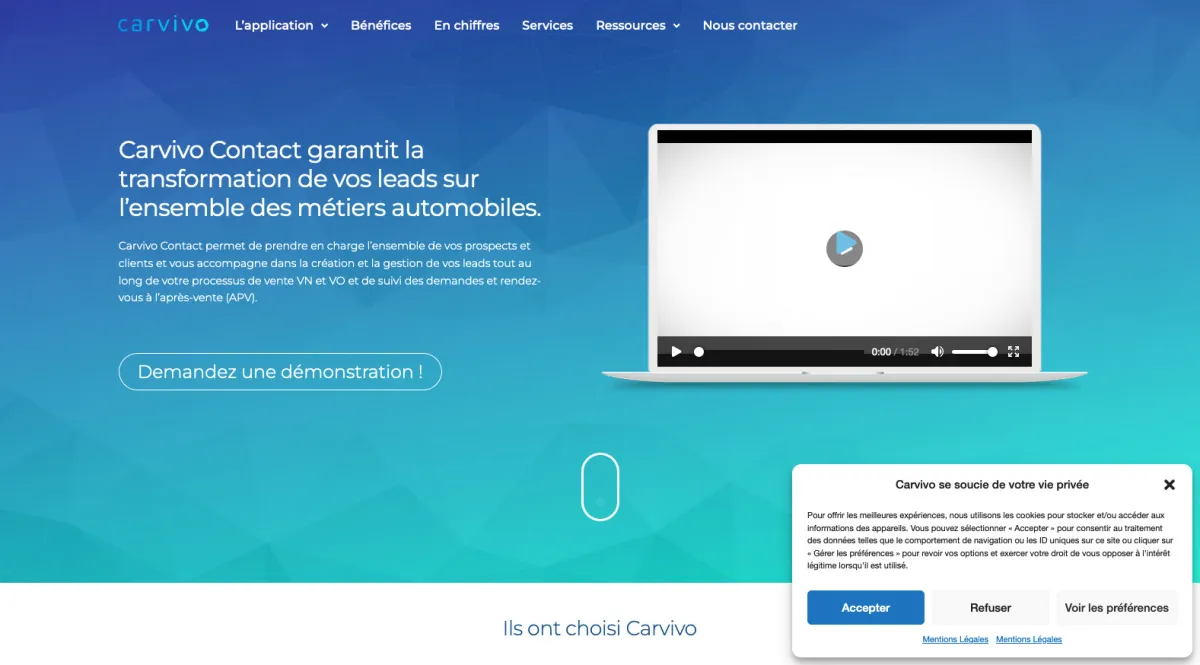 Notre avis sur CARVIVO : un logiciel de publicité à découvrir