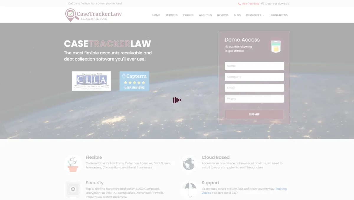 Interface CasetrackerLaw : image, ergonomie, alternatives