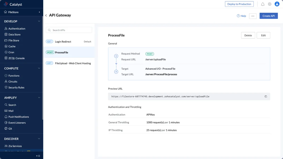 Zoho Catalyst est un logiciel de langages de programmation très réputé en entreprise car il dispose de nombreuses fonctionnalités et intégrations tierces Zoho Catalyst est un logiciel de langages de programmation très réputé en entreprise car il dispose de nombreuses fonctionnalités et intégrations tierces