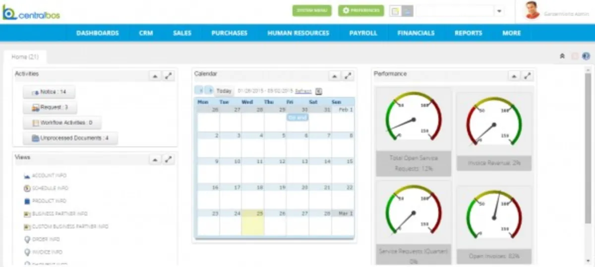 Interface CBOS: fonctionnalités, prix, alternatives