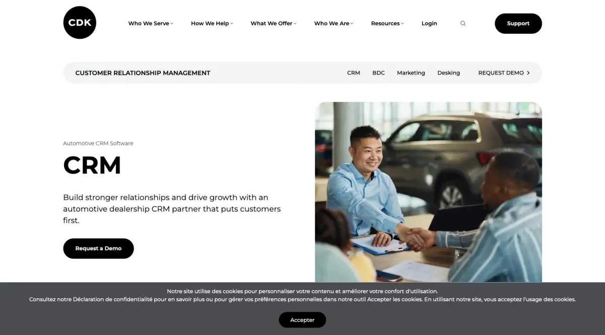Interface CDK Global : fonctionnalités, prix, alternatives