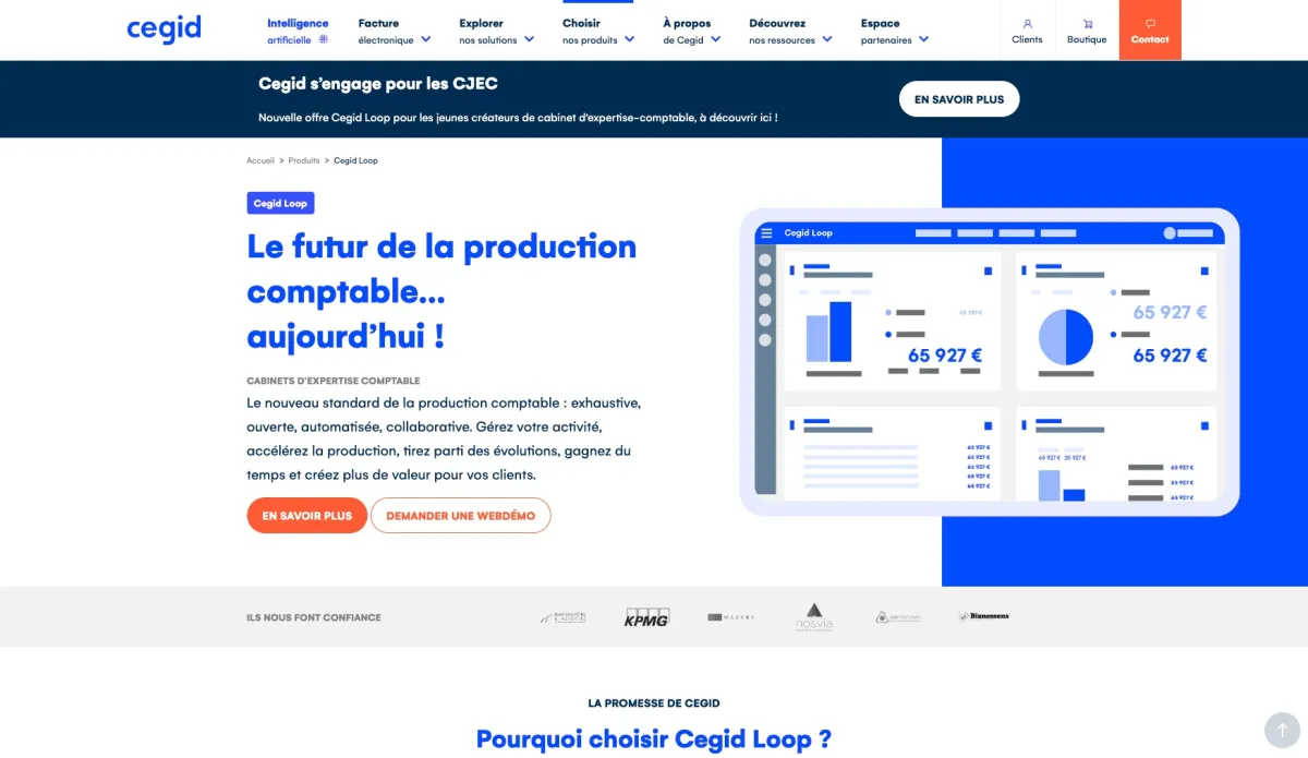 Notre avis sur Cegid Loop : un logiciel pour expert-comptable à découvrir