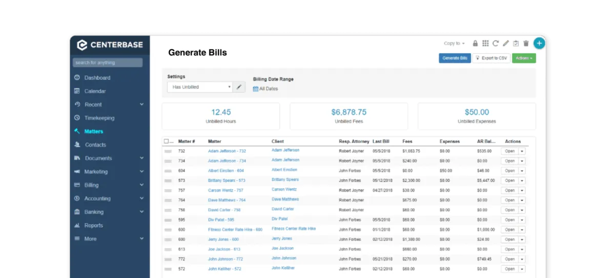 Notre avis sur Centerbase : un logiciel d'automatisation de la force de vente (SFA: sales force automation) à découvrir