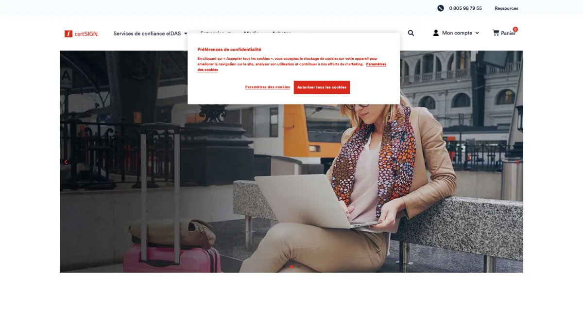Interface Certsign : image, ergonomie, alternatives