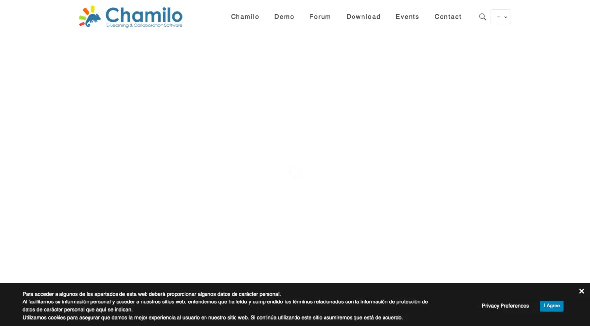 Interface Chamilo : fonctionnalités, prix, alternatives
