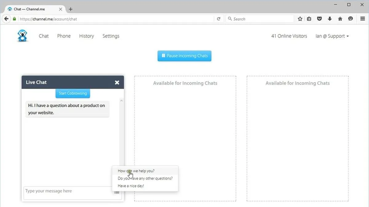 Interface Channel.me: fonctionnalités, prix, alternatives