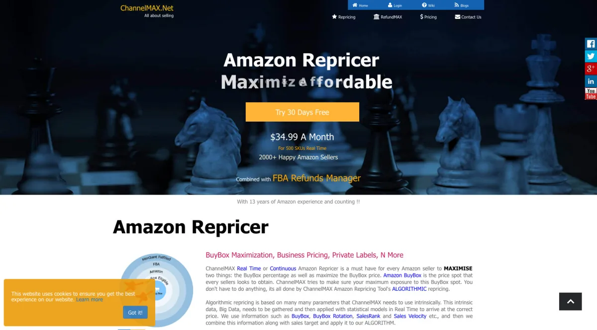 Interface ChannelMAX : fonctionnalités, prix, alternatives