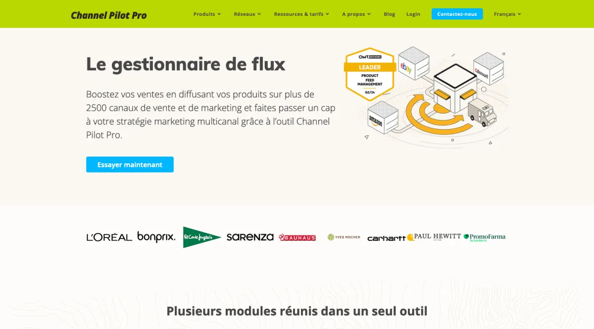 Interface ChannelPilot : fonctionnalités, prix, alternatives Interface ChannelPilot : fonctionnalités, prix, alternatives