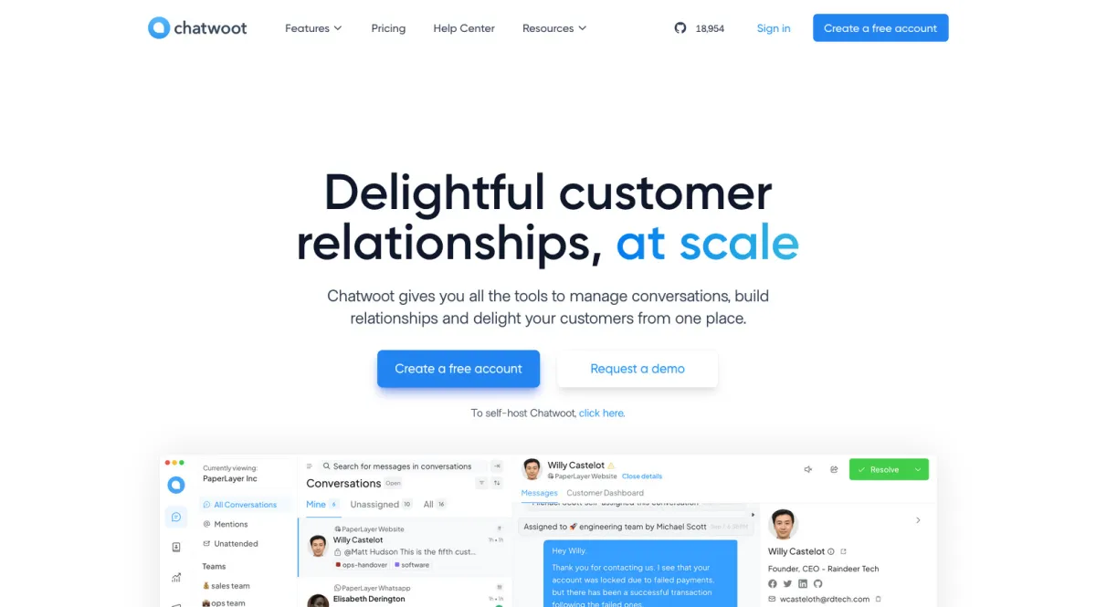Interface Chatwoot : image, ergonomie, alternatives