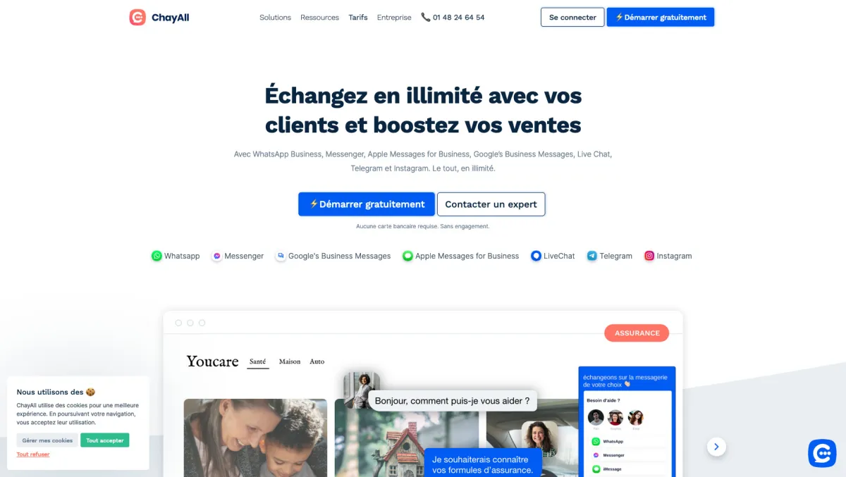 Notre avis sur ChayAll : un logiciel CCM (gestion des communications client) à découvrir