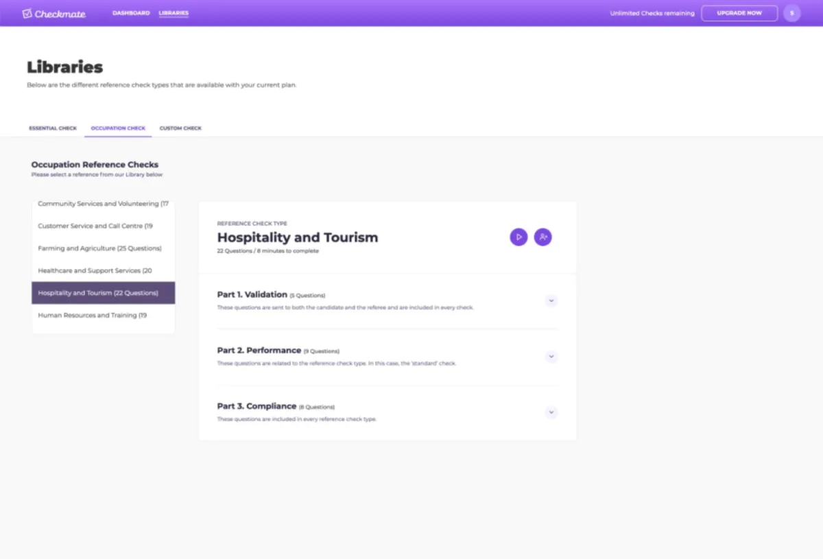 Interface CheckMate: fonctionnalités, prix, alternatives