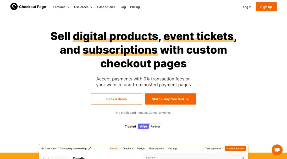 Interface Checkout Page : fonctionnalités, prix, alternatives Interface Checkout Page : fonctionnalités, prix, alternatives