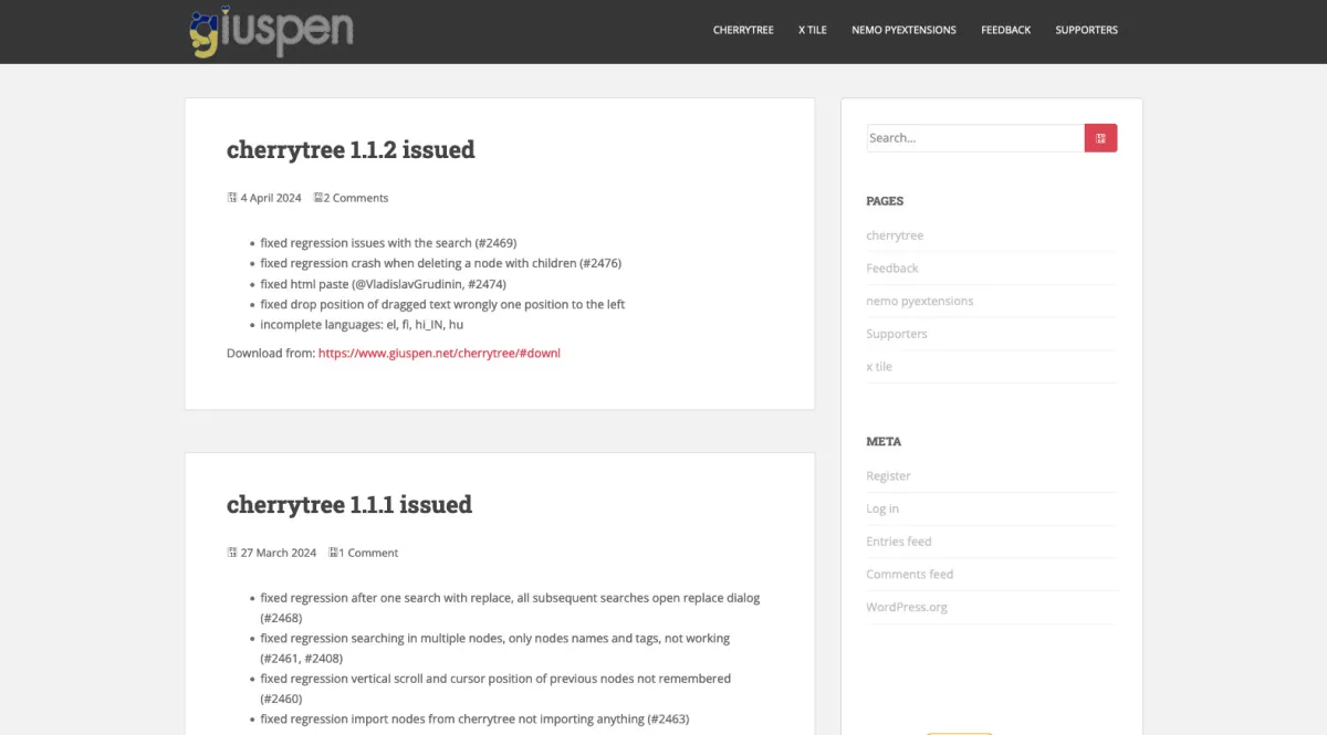 Interface CherryTree : fonctionnalités, prix, alternatives