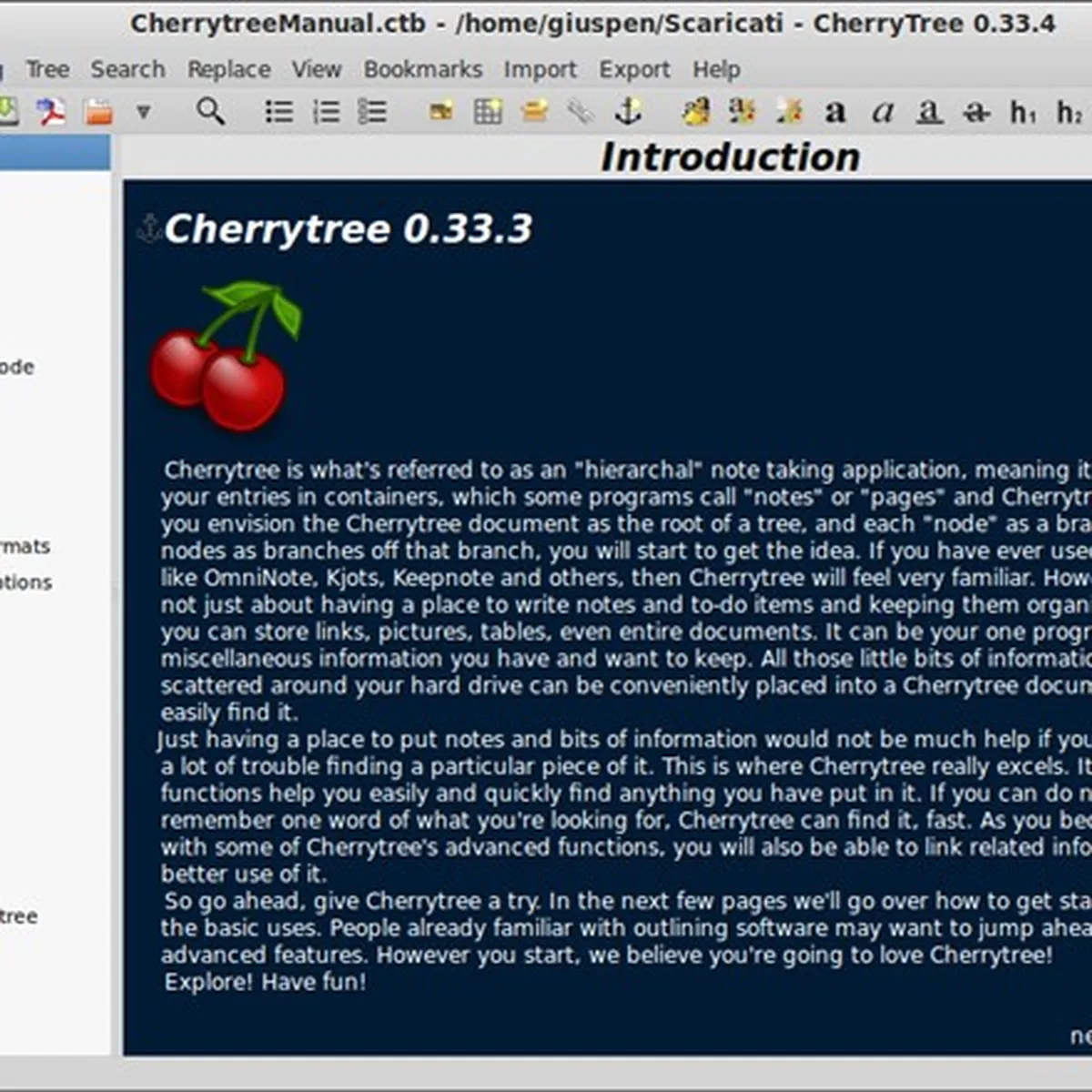 Notre avis sur CherryTree : un logiciel de prise de notes à découvrir