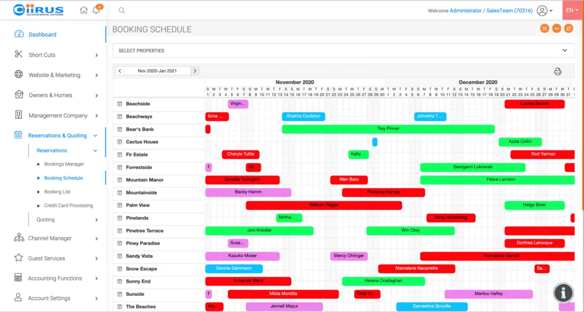 Notre avis sur CiiRUS : un logiciel de réservation (booking) à découvrir
