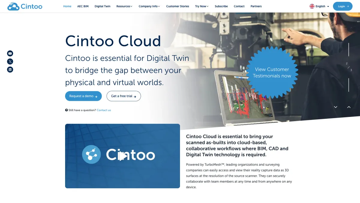 Interface Cintoo 3D : image, ergonomie, alternatives